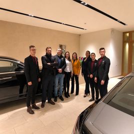 Картина из стабилизированного мха с логотипом (для Rolls-Royce St. Petersburg)