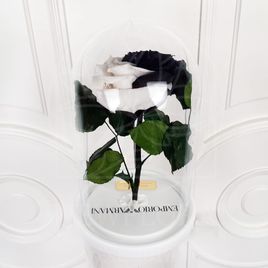 Брендированные розы в колбе (под заказ)