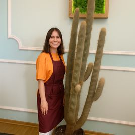 Кактус Эспостоа шерстистая (Espostoa Lanata) или Старик Перуанский 200 см * Этот кактус растет в парке «Абрау-Дюрсо»