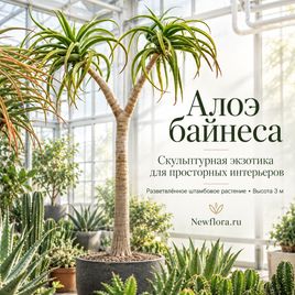 Алоэ байнеса разветвленное (высота 3 метра)