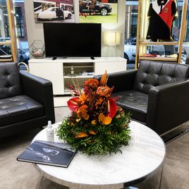 Настольная композиция с гумнатом и целозией (для Bentley Motors St. P)