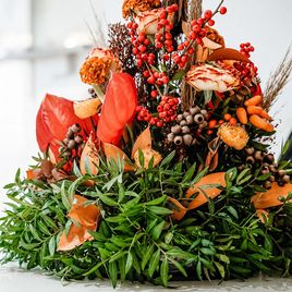 Настольная композиция с гумнатом и целозией (для Bentley Motors St. P)