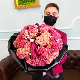 Букет «мозг» из целозий (для Татьяны Черниговской)