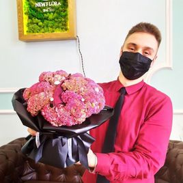 Букет «мозг» из целозий (для Татьяны Черниговской)