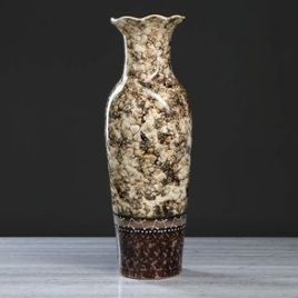 Ваза напольная «мраморная пена» высота 70см (керамика)