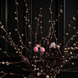 Ветки персика розовые 60-80см (поштучно)