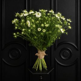 Букет 45 белых нигелл