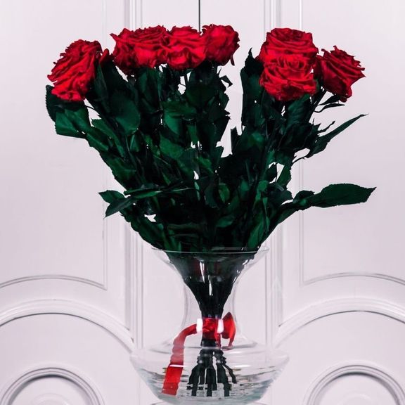 Букет 11 ароматных стабилизированных роз