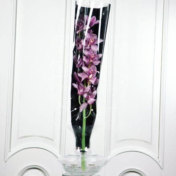 Орхидея цимбидиум сиреневая (80см)