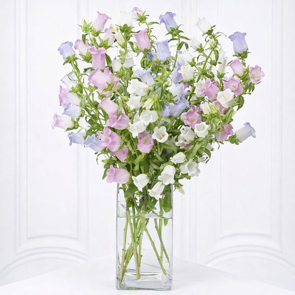 Букет 11 колокольчиков кампанул (микс)