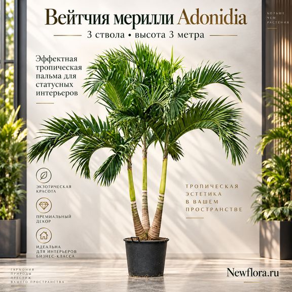 Вейтчия мерилли «adonidia» 3 ствола (высота 3 метра)