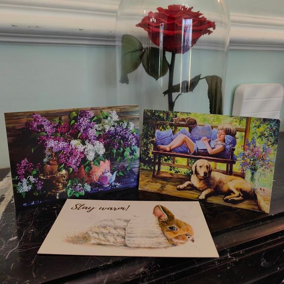 Открытка большая, Россия