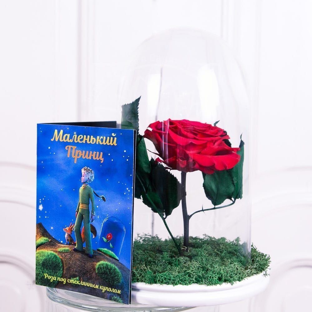 Роза в колбе из сказки Маленький Принц, Россия