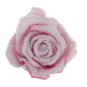 Розовые снежные розы (под заказ)