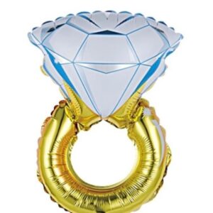 Воздушные шары в форме обручального кольца